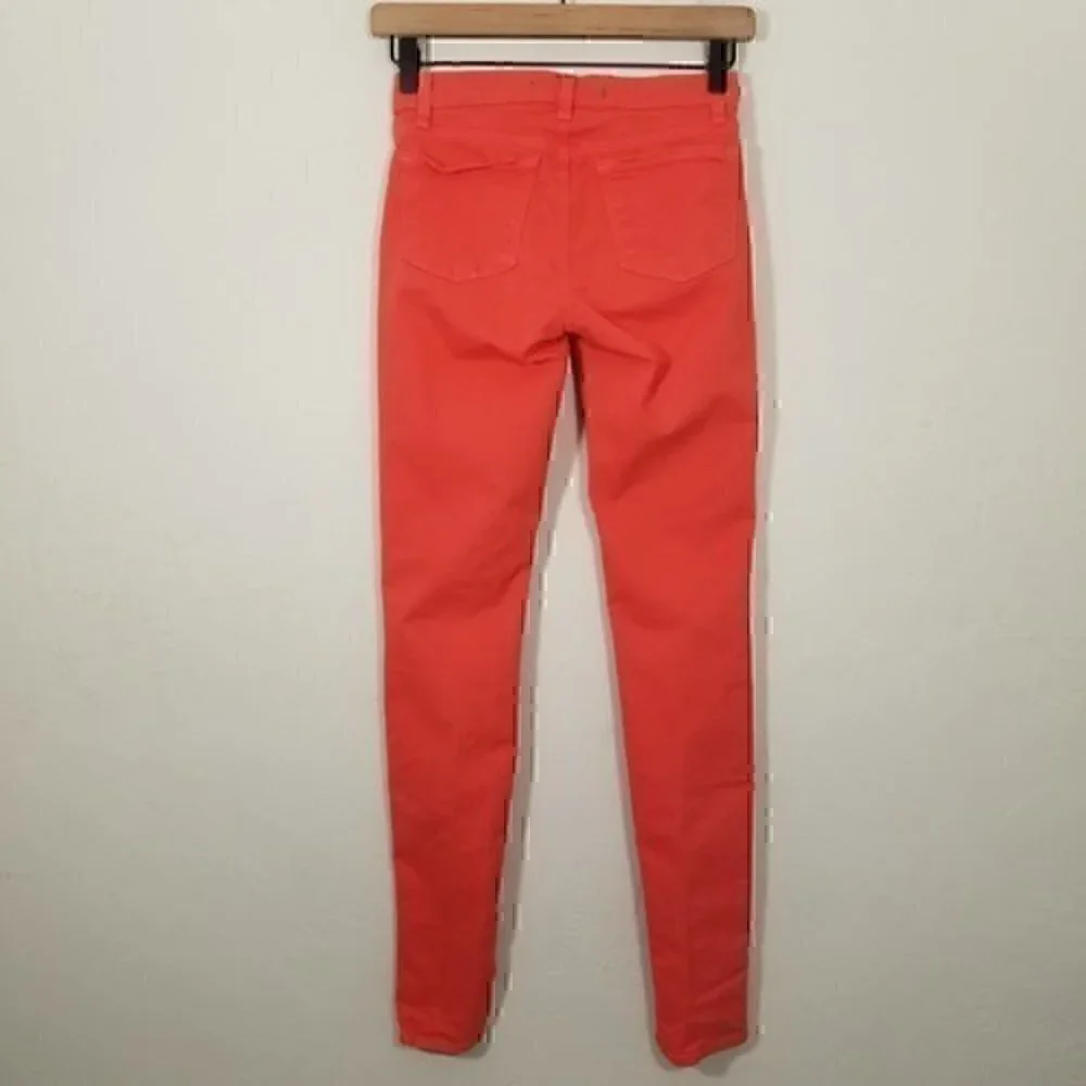 J Brand TANGERINE Skinny Leg Stretch Jeans Size 24 - Picture 5 of 10